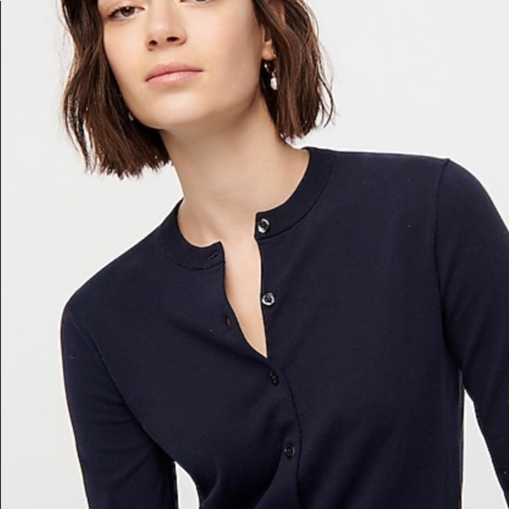 J.Crew Jackie Navy cardigan